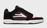 TELFORD LOW BKPKS BLACK/PINK SUEDE
